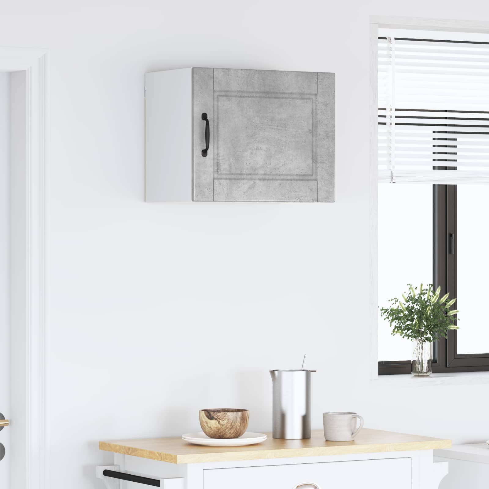 Ormar za Zid Betonski sivi 50 x 31 x 40 cm Konstruirano drvo