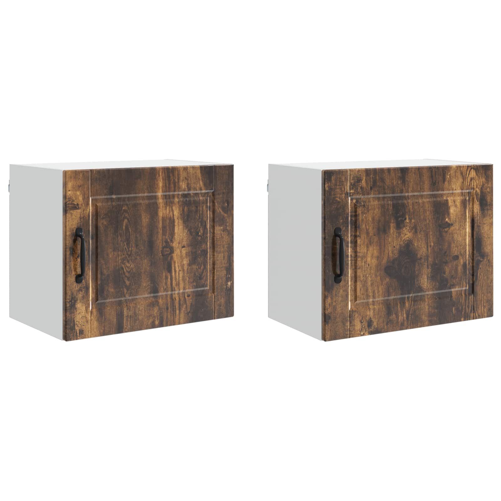 Ormar za Zid 2 pcs Dimljeni hrast 50 x 31 x 40 cm