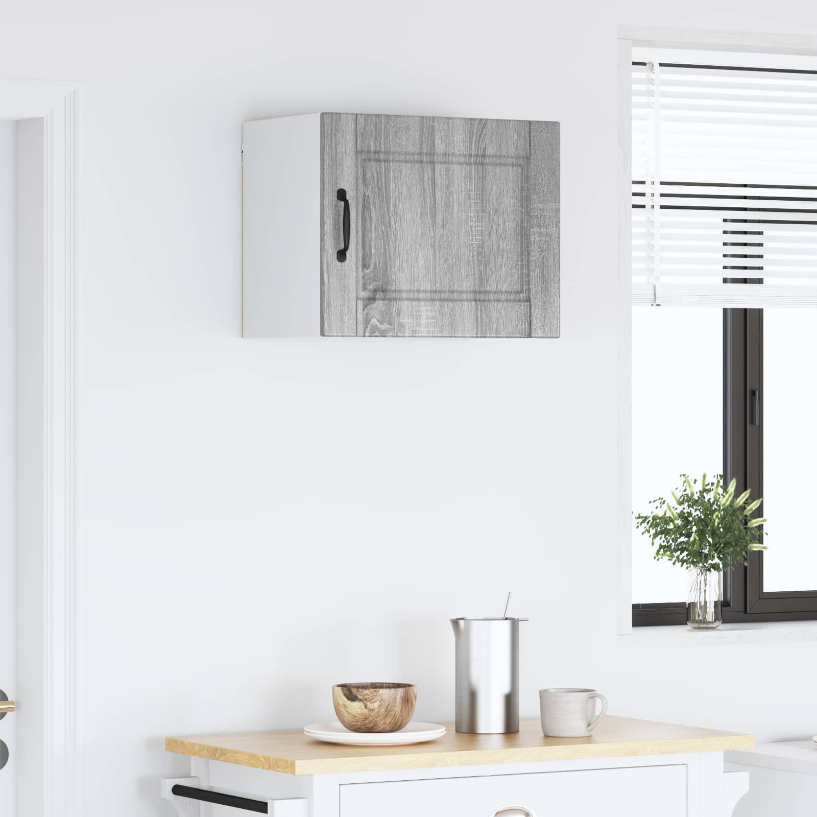 Ormar za Zid Siva Sonoma 50 x 31 x 40 cm Konstruirano drvo