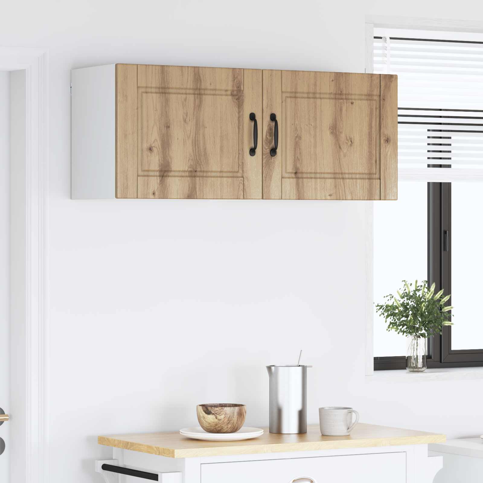 Ormar za Zid 2 pcs Umjetnički hrast 50 x 31 x 40 cm