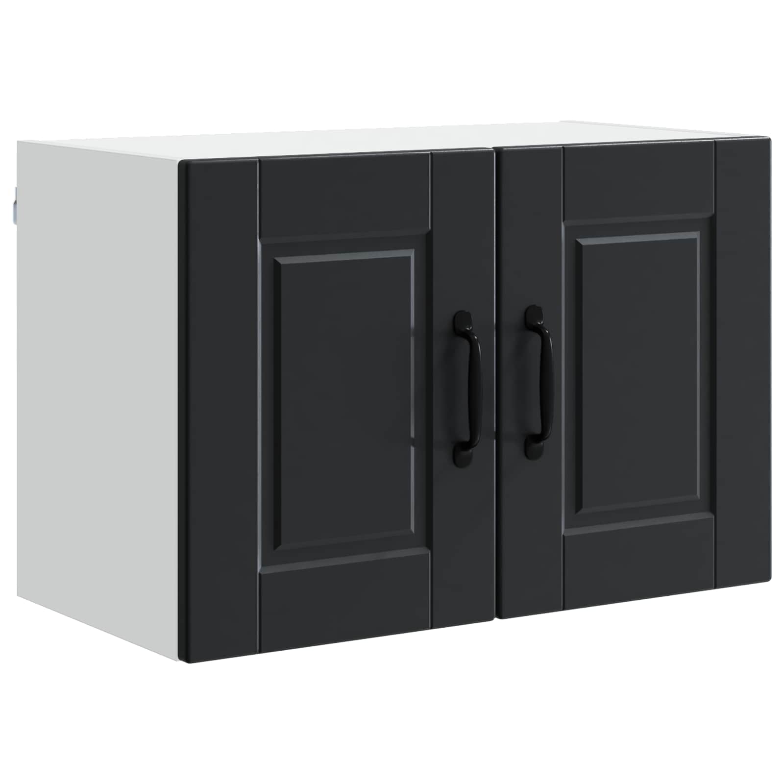 Ormar za Zid 2 pcs Crna 60 x 31 x 40 cm Konstruirano drvo