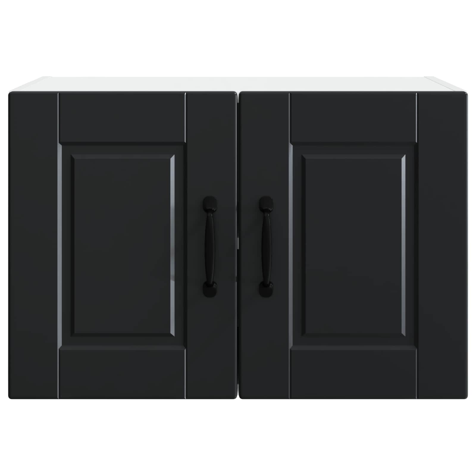 Ormar za Zid 2 pcs Crna 60 x 31 x 40 cm Konstruirano drvo
