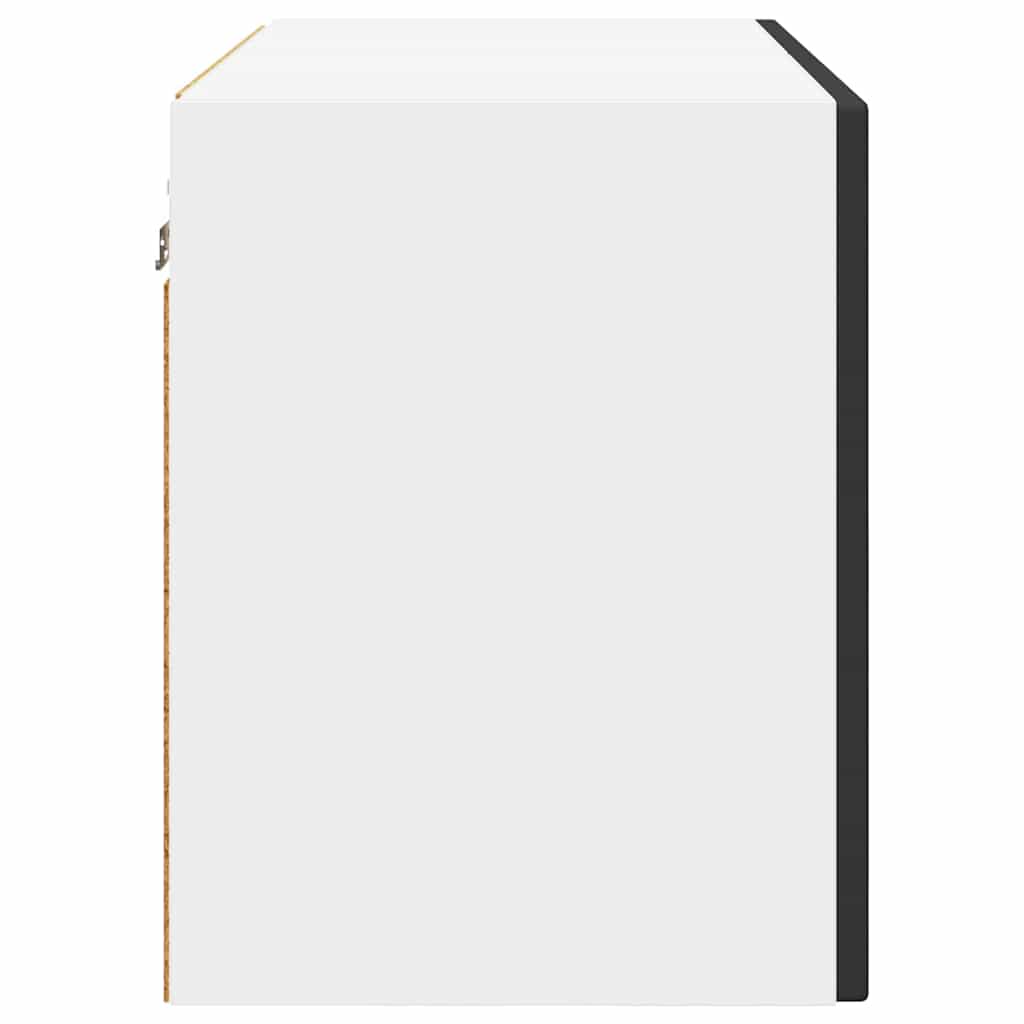 Ormar za Zid 2 pcs Crna 60 x 31 x 40 cm Konstruirano drvo