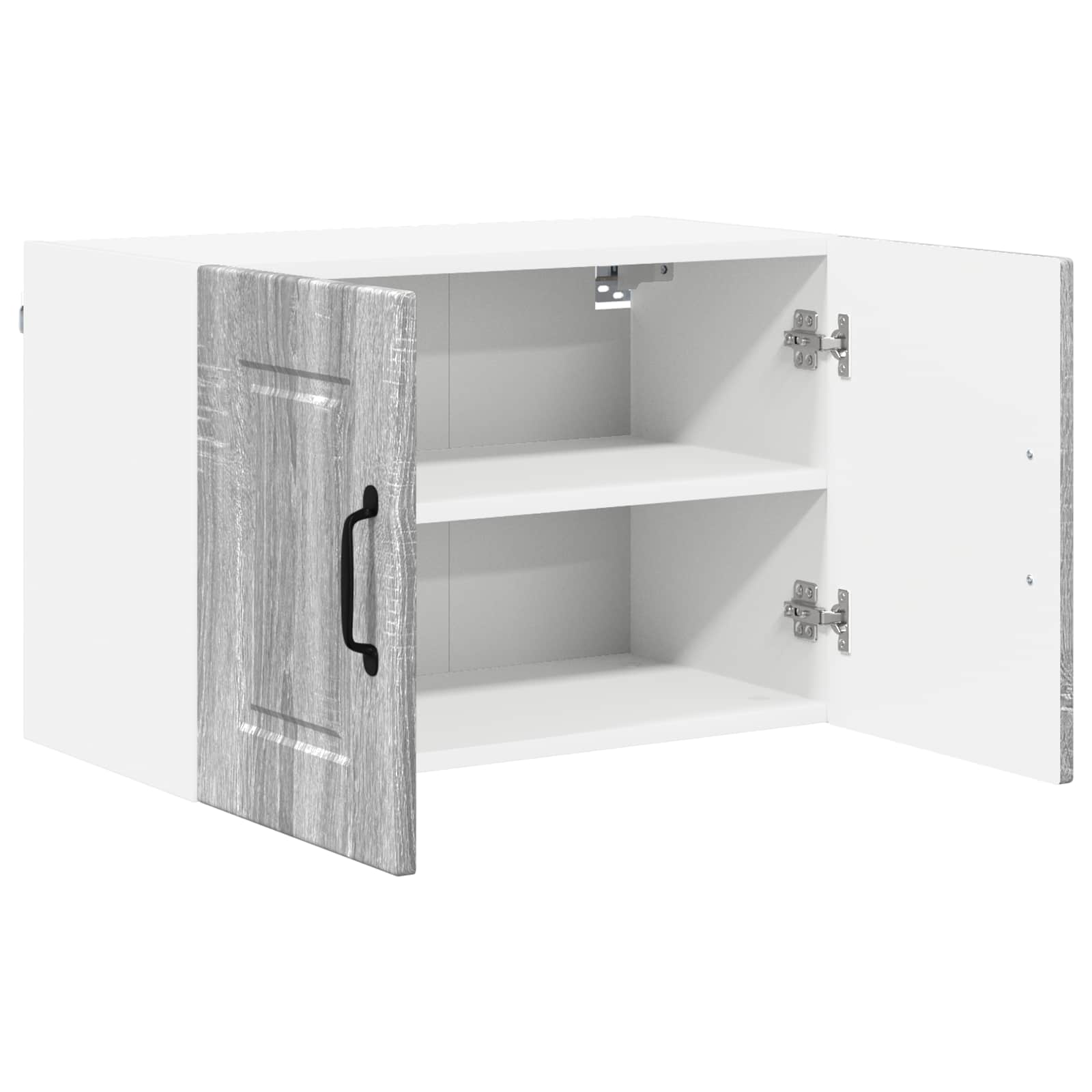 Ormar za Zid 2 pcs Siva Sonoma 60 x 31 x 40 cm