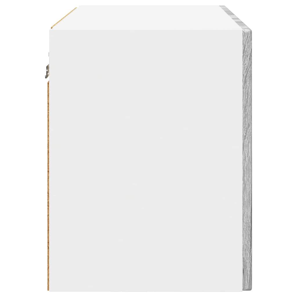 Ormar za Zid 2 pcs Siva Sonoma 60 x 31 x 40 cm
