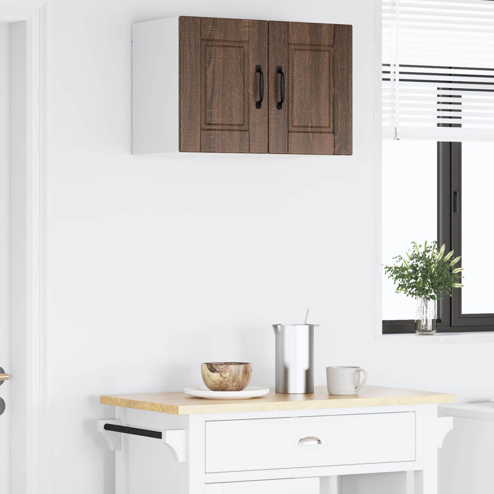 Ormar za Zid Smeđi hrast 60 x 31 x 40 cm Konstruirano drvo