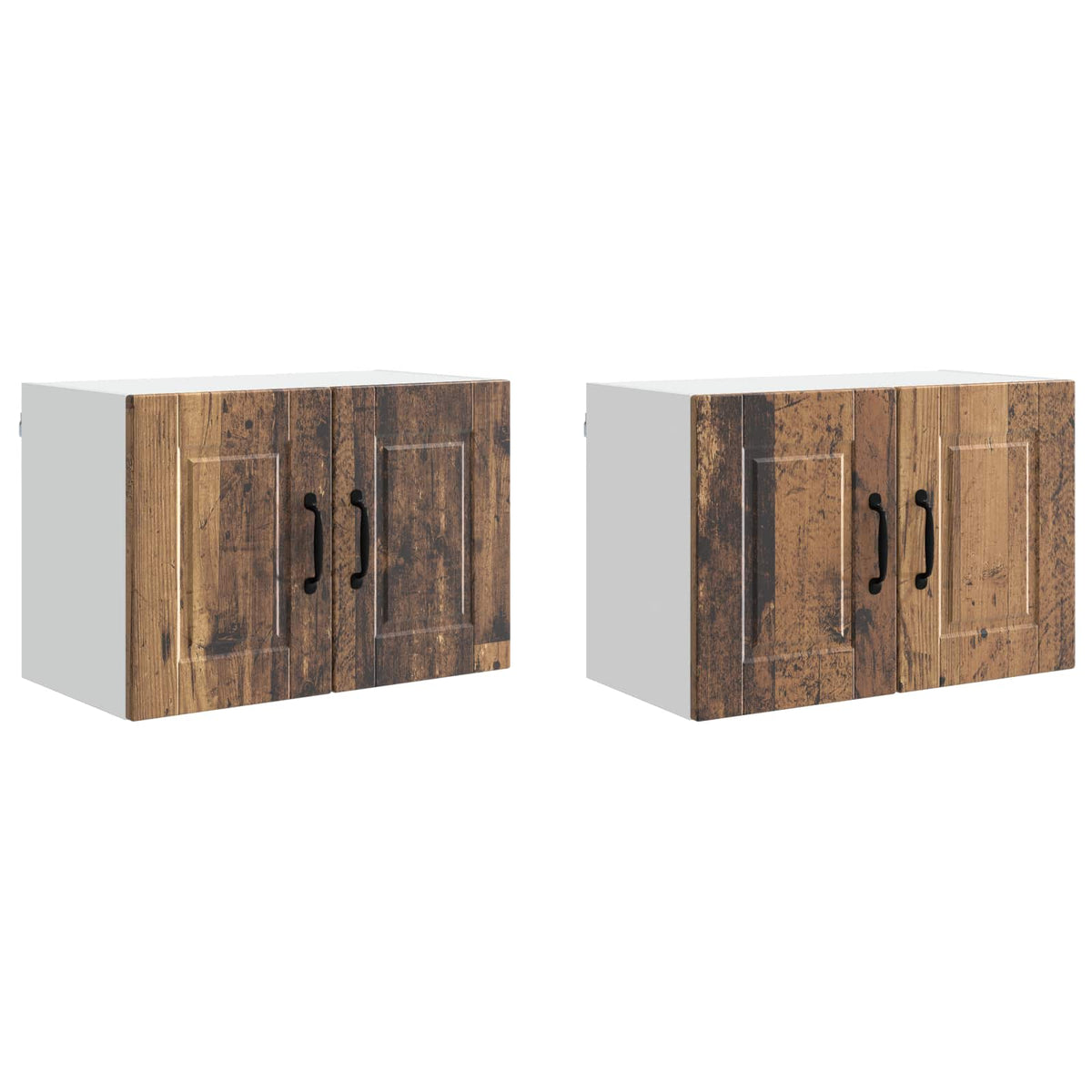 Ormar za Zid 2 pcs Staro drvo 60 x 31 x 40 cm Konstruirano drvo