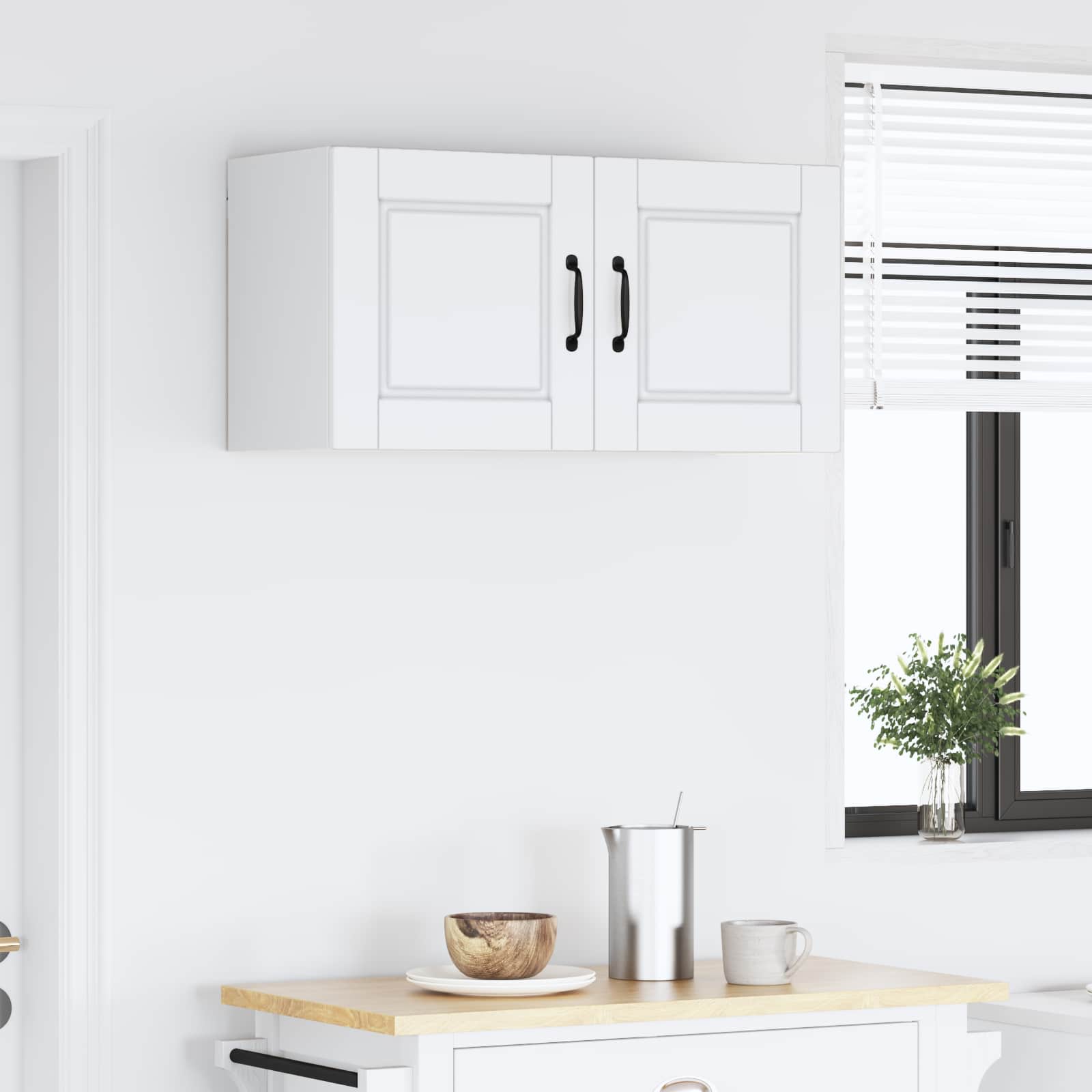 Ormar za Zid Bijelo 80 x 31 x 40 cm Konstruirano drvo