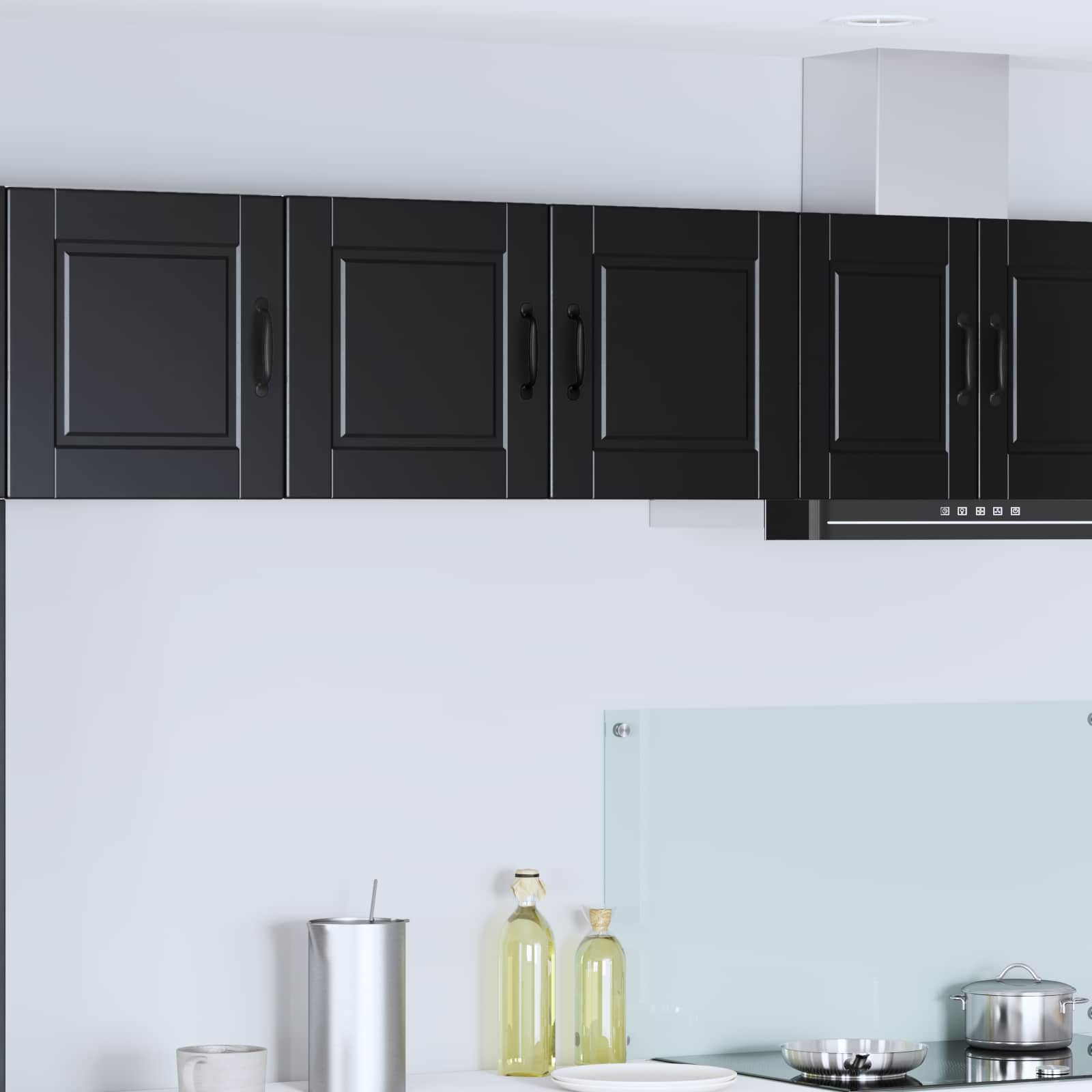 Ormar za Zid Crna 80 x 31 x 40 cm Konstruirano drvo