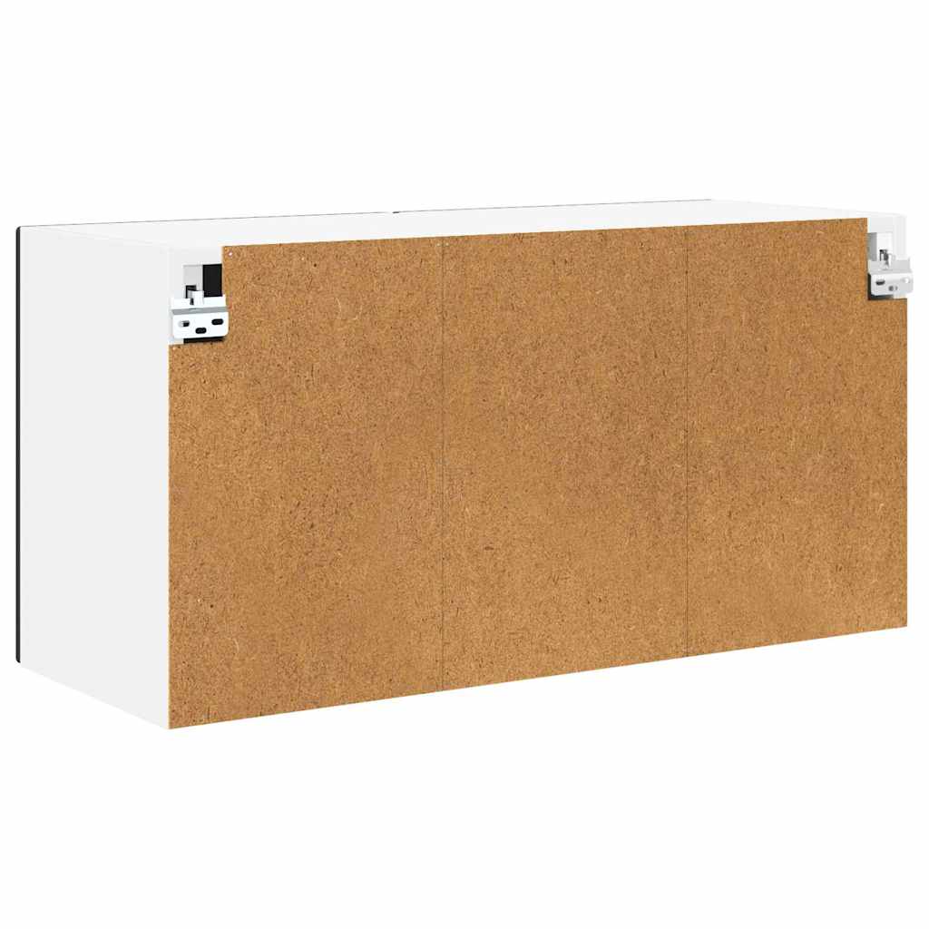 Ormar za Zid Crna 80 x 31 x 40 cm Konstruirano drvo