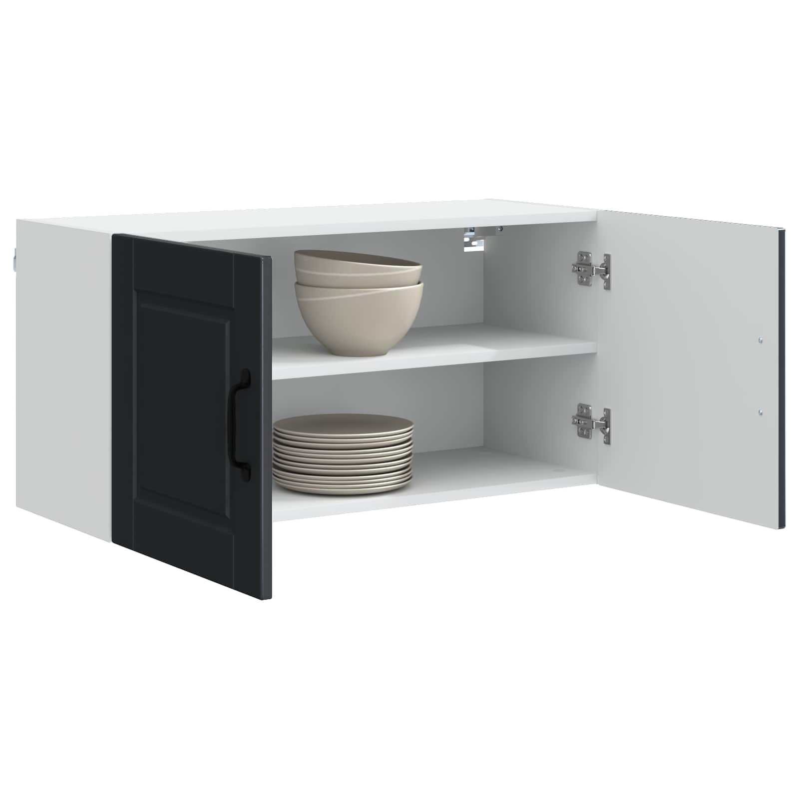 Ormar za Zid Crna 80 x 31 x 40 cm Konstruirano drvo
