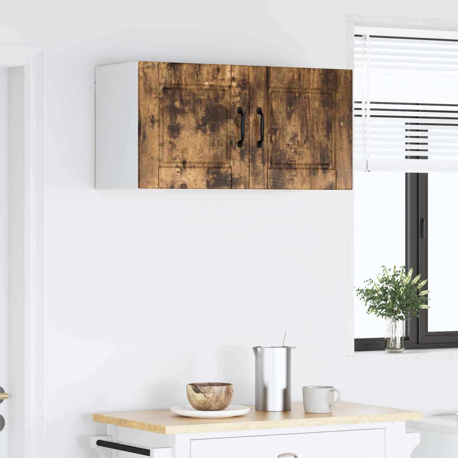 Ormar za Zid Dimljeni hrast 80 x 31 x 40 cm Konstruirano drvo