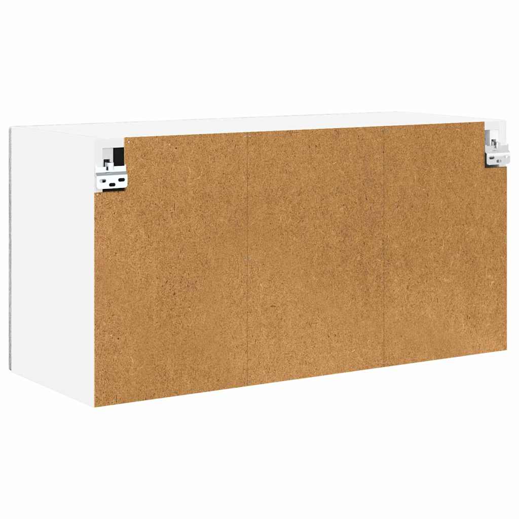 Ormar za Zid Siva Sonoma 80 x 31 x 40 cm Konstruirano drvo