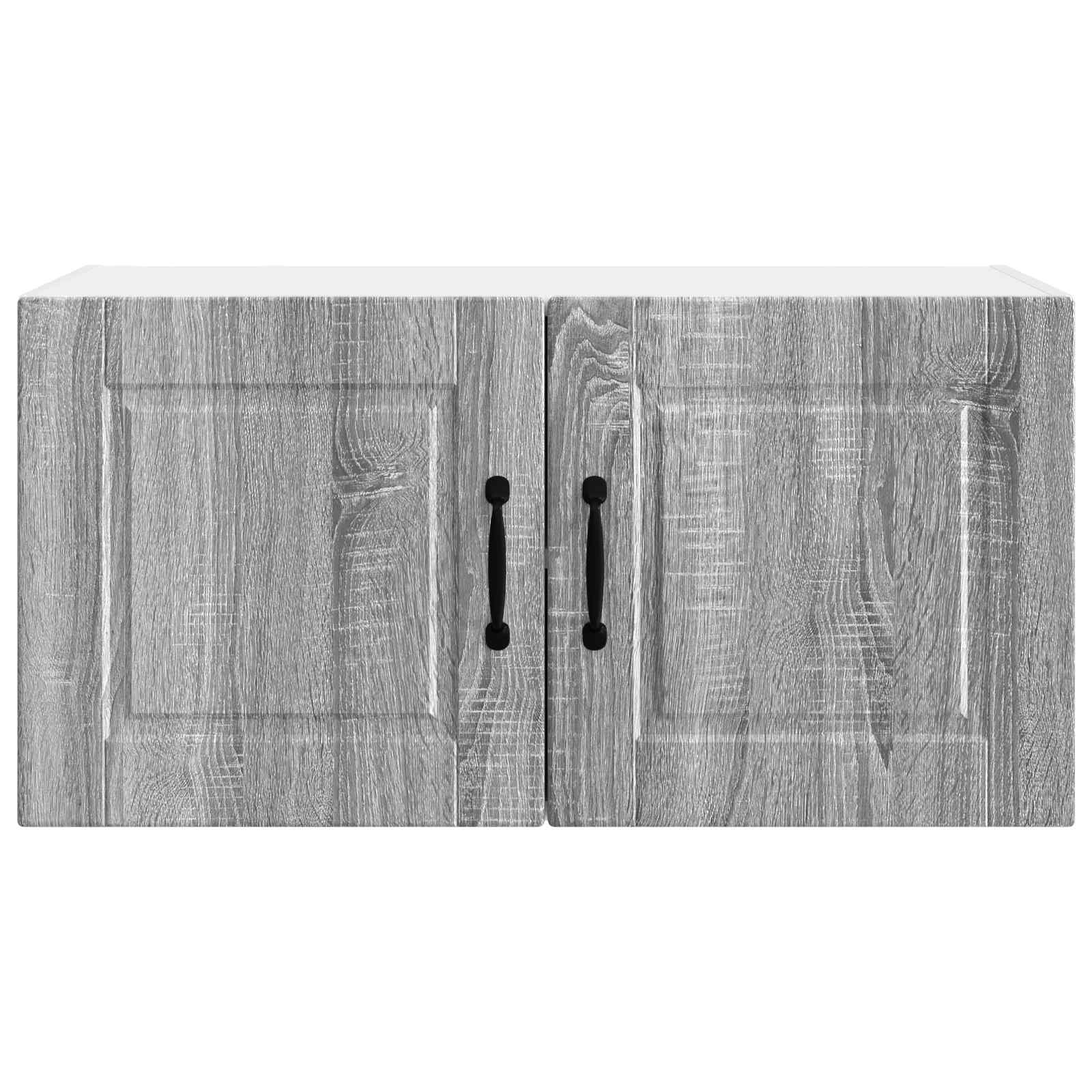 Ormar za Zid Siva Sonoma 80 x 31 x 40 cm Konstruirano drvo