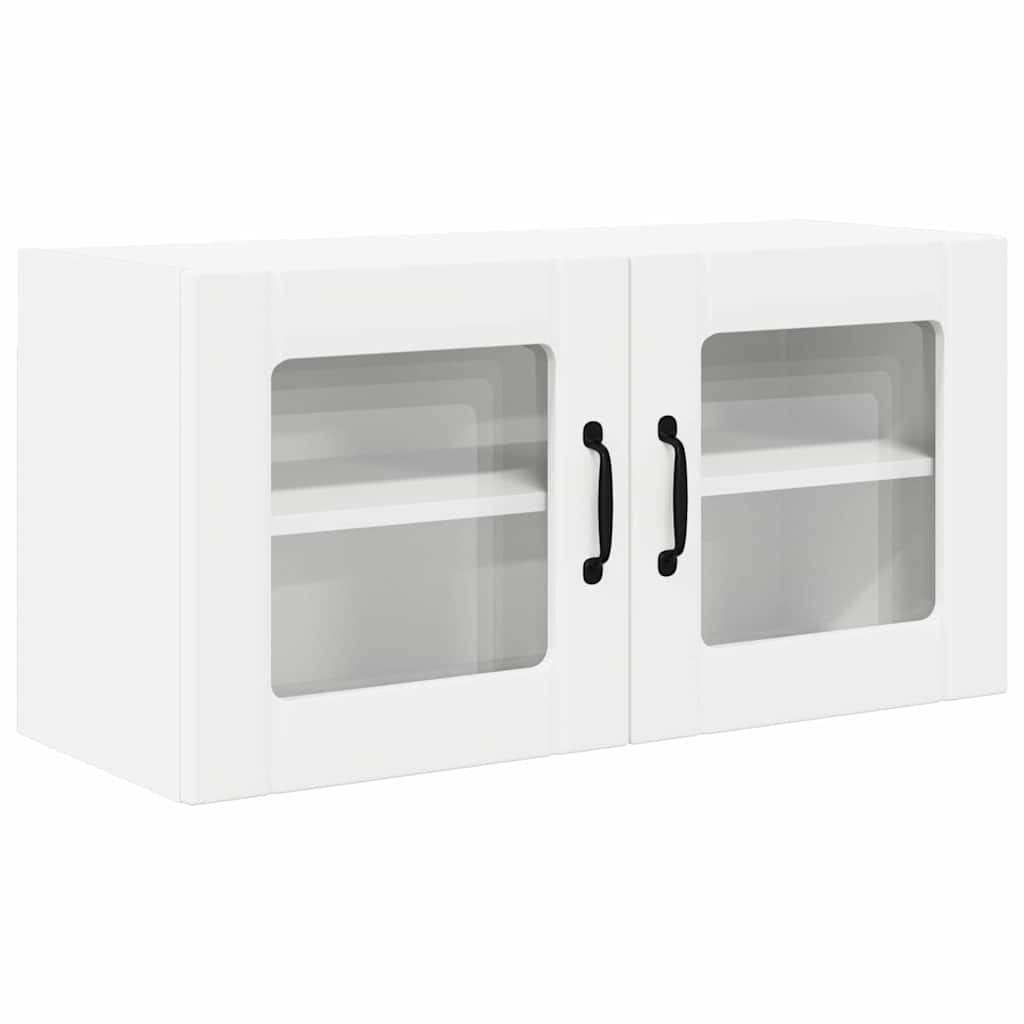 Zidni stakleni ormarić Bijelo 80 x 31 x 40 cm Konstruirano drvo
