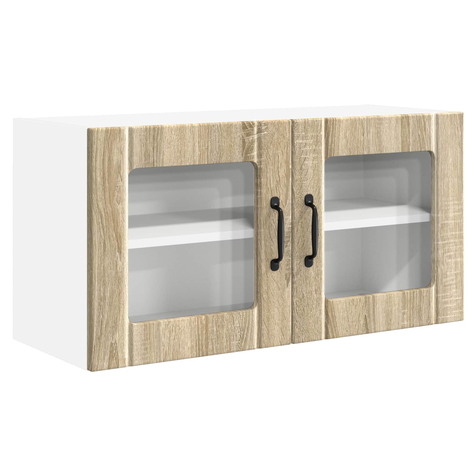 Zidni stakleni ormar Sonoma hrast 80 x 31 x 40 cm