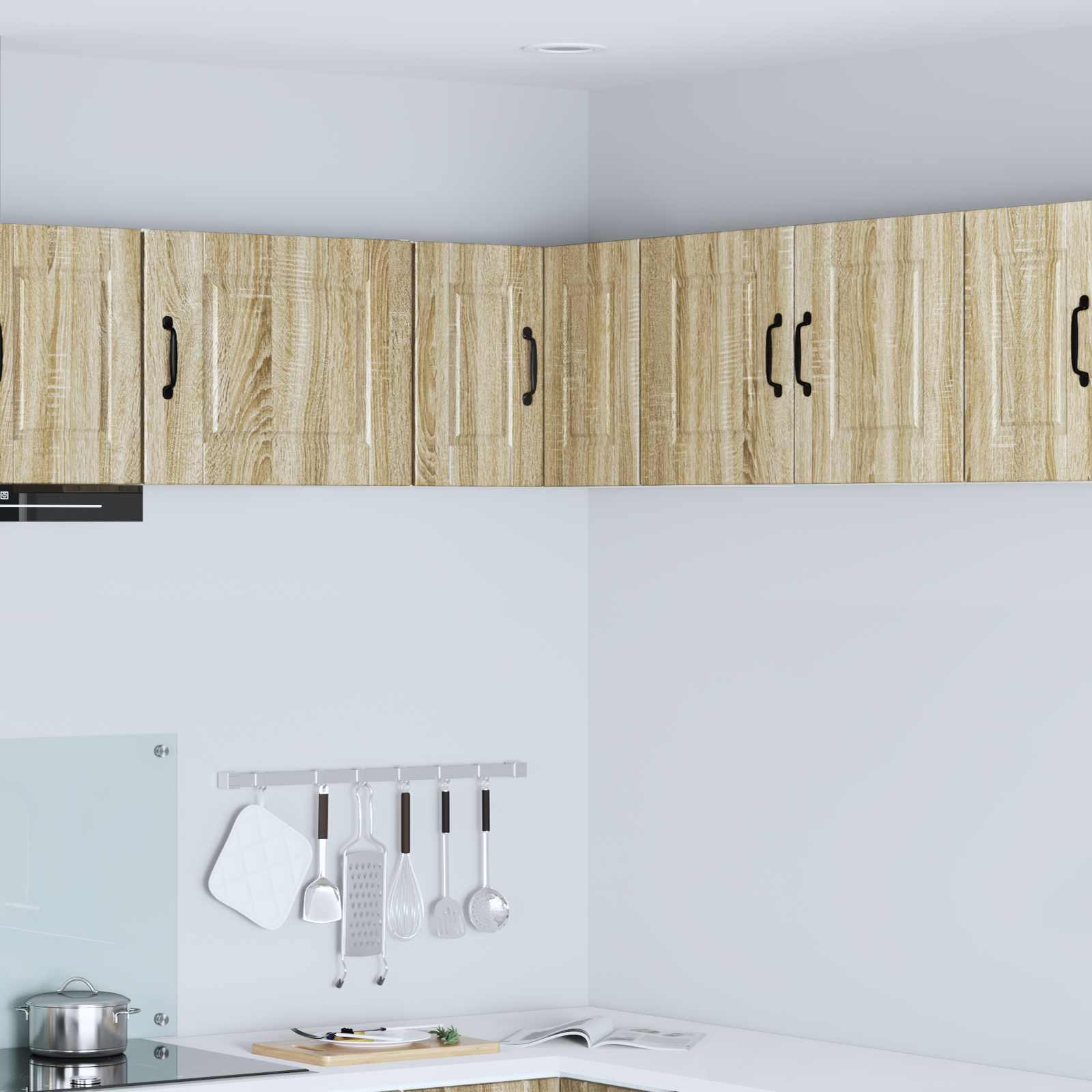 Zidni kutni ormar Sonoma hrast 57 x 57 x 40 cm