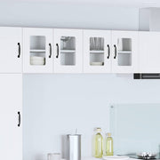 Zidni stakleni ormarić 2 pcs Bijelo 60 x 31 x 40 cm