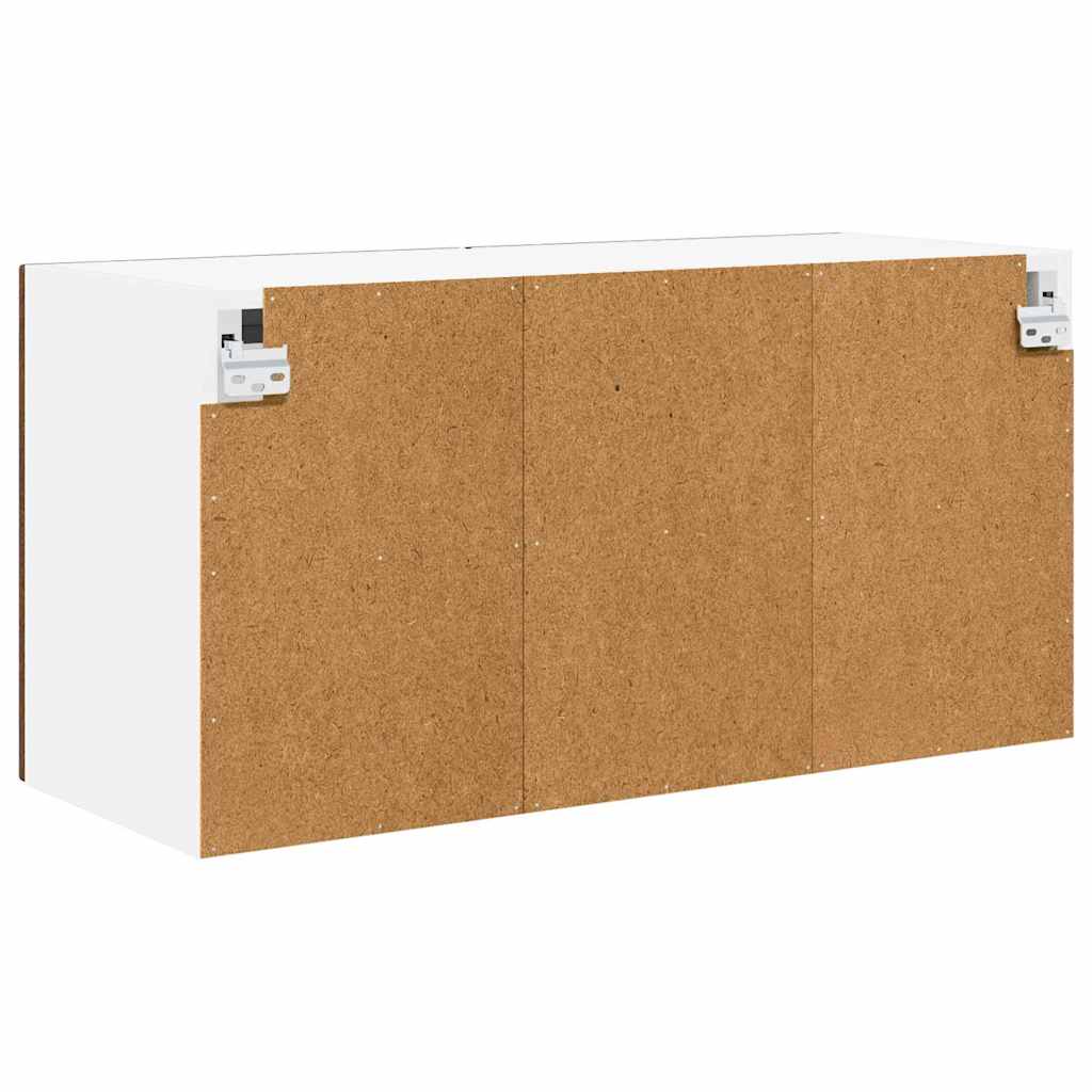 Zidni stakleni ormarić Smeđi hrast 60 x 31 x 40 cm