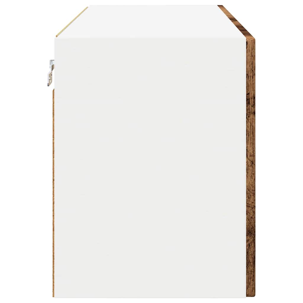 Zidni stakleni ormarić Staro drvo 60 x 31 x 40 cm