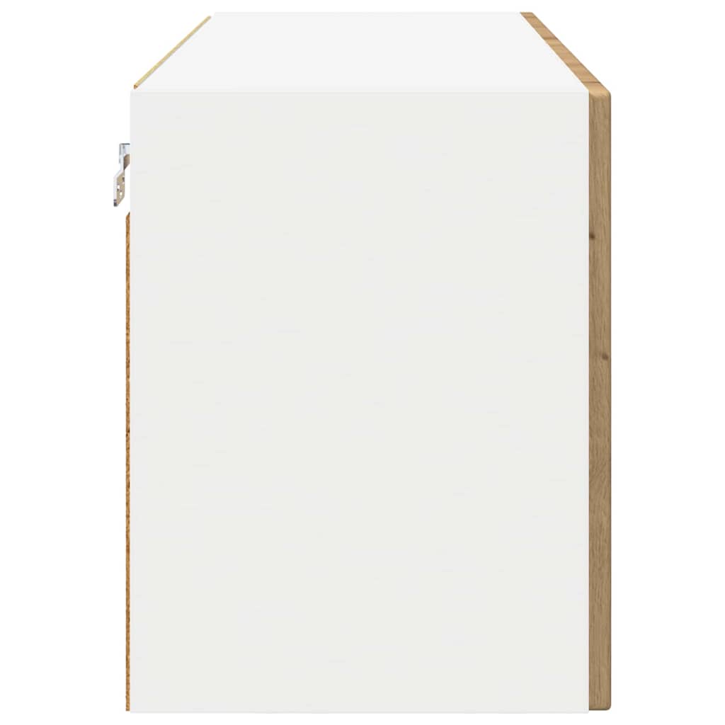 Zidni stakleni ormarić Umjetnički hrast 60 x 31 x 40 cm