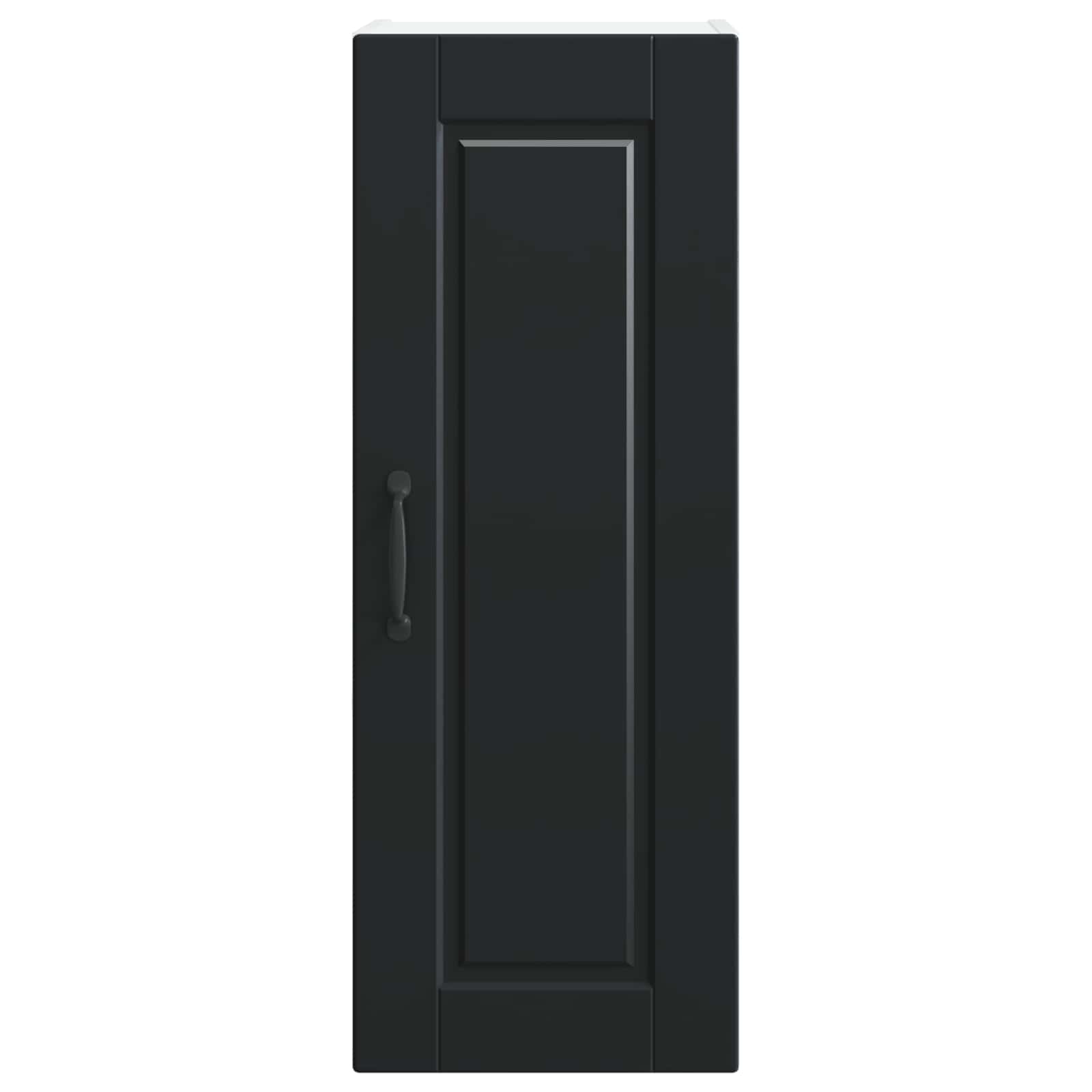 Ormar za Zid Crna 30 x 31 x 80 cm Konstruirano drvo