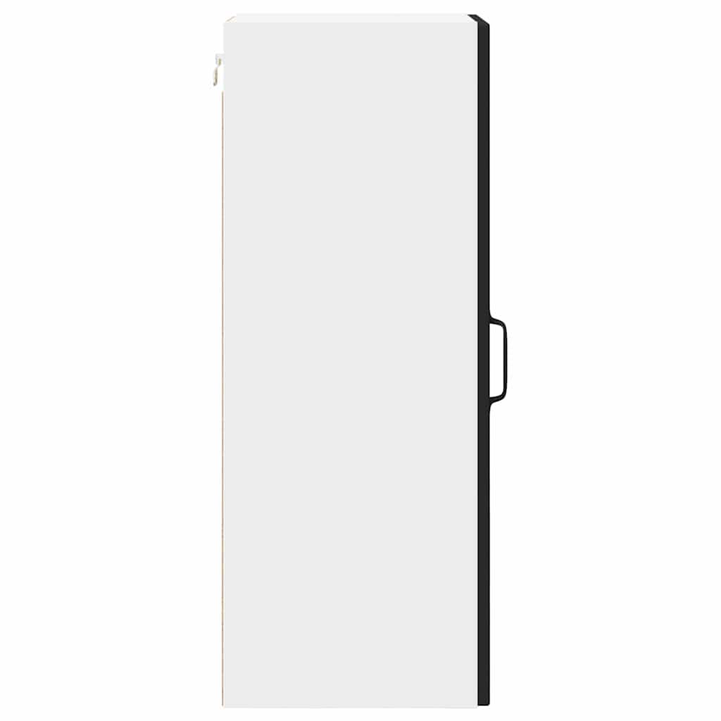 Ormar za Zid Crna 30 x 31 x 80 cm Konstruirano drvo