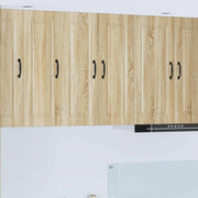 Ormar za Zid 2 pcs Sonoma hrast 30 x 31 x 80 cm
