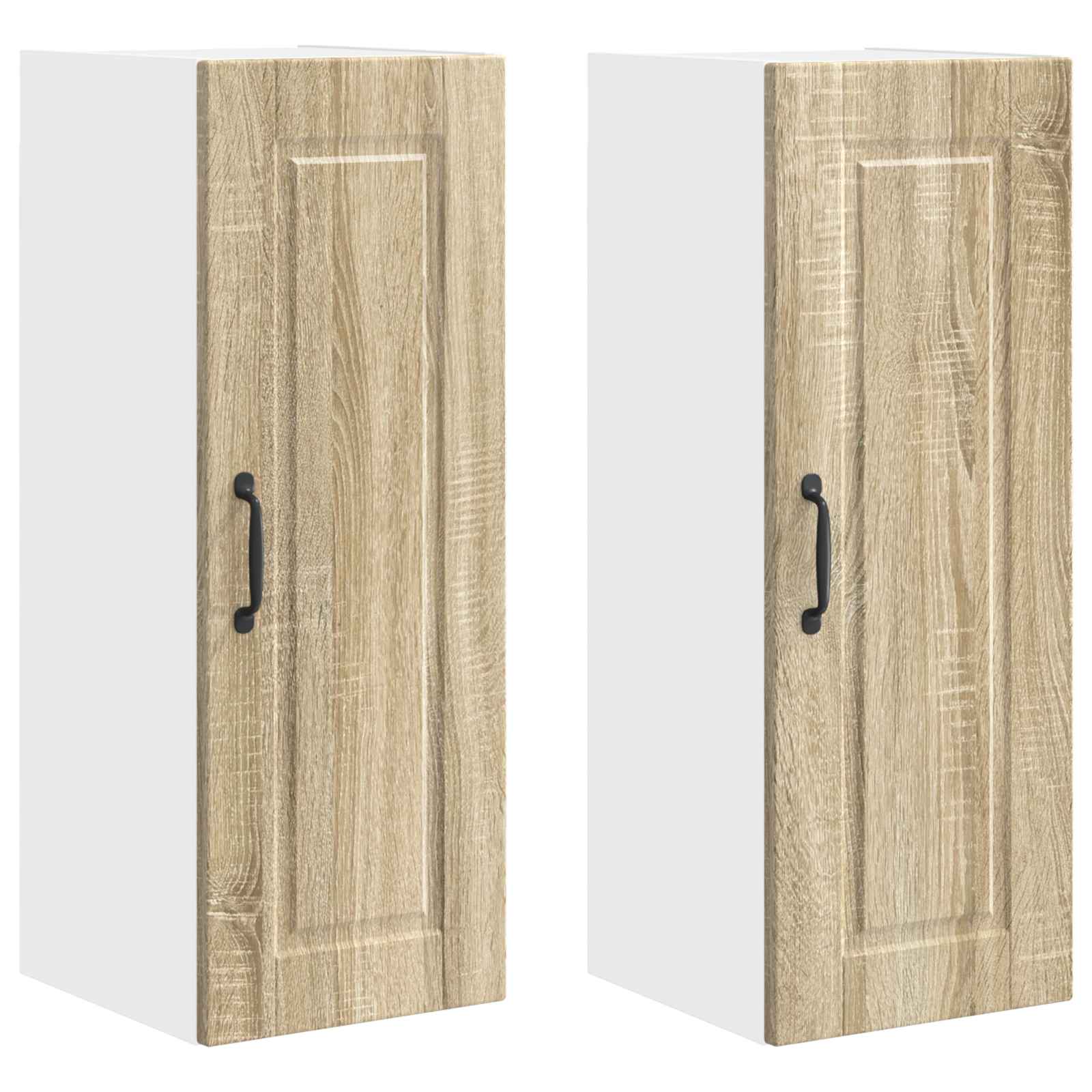 Ormar za Zid 2 pcs Sonoma hrast 30 x 31 x 80 cm