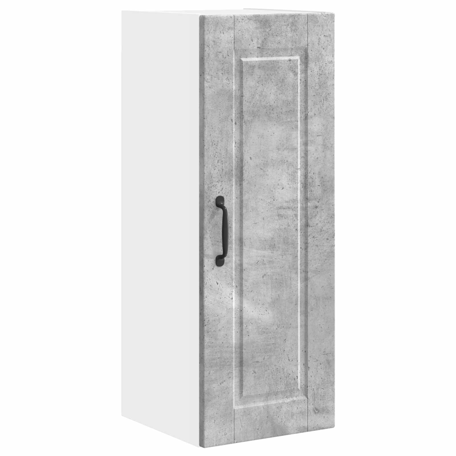 Ormar za Zid Betonski sivi 30 x 31 x 80 cm Konstruirano drvo