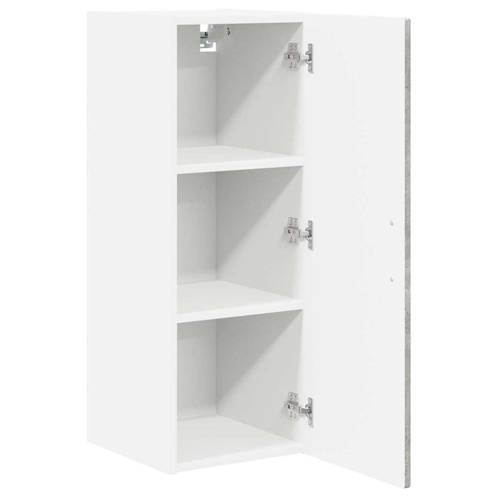 Ormar za Zid 2 pcs Betonski sivi 30 x 31 x 80 cm