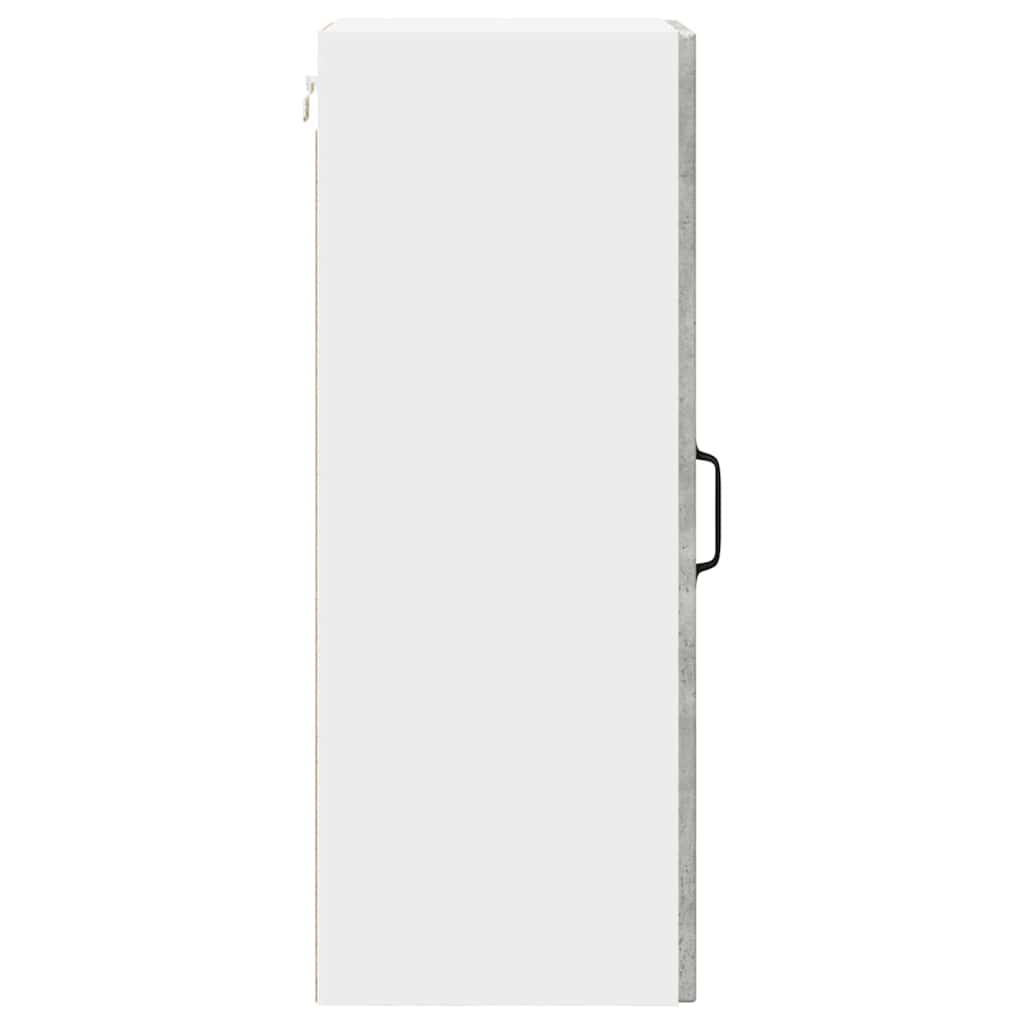 Ormar za Zid 2 pcs Betonski sivi 30 x 31 x 80 cm