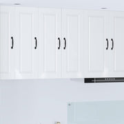 Ormar za Zid 2 pcs Visoki sjaj bijela 30 x 31 x 80 cm