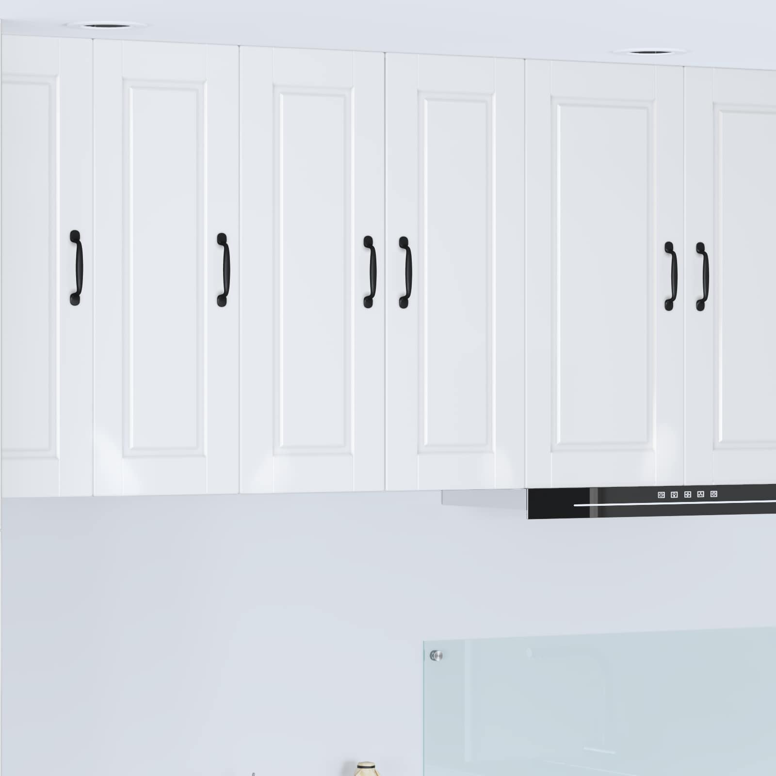 Ormar za Zid 2 pcs Visoki sjaj bijela 30 x 31 x 80 cm