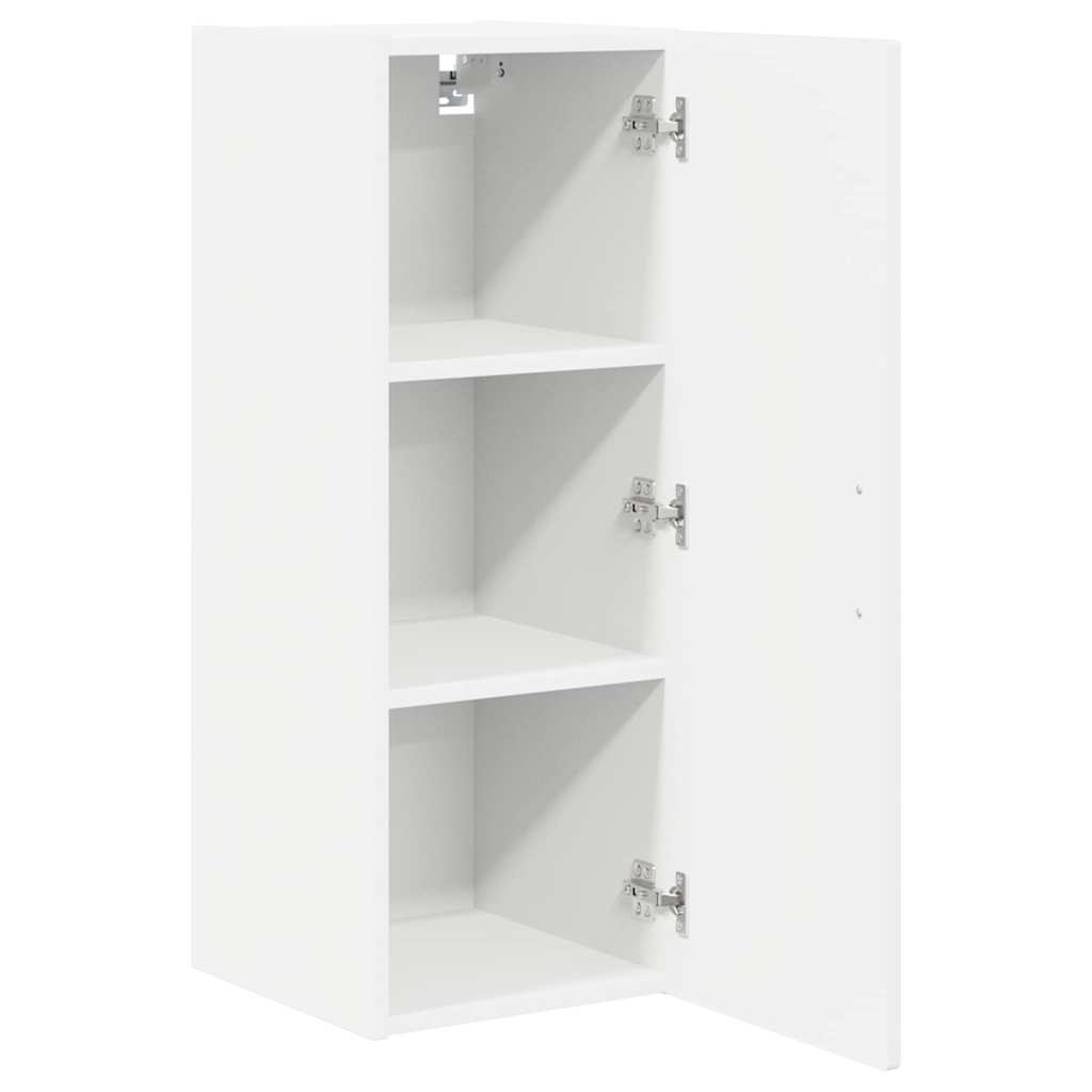 Ormar za Zid 2 pcs Visoki sjaj bijela 30 x 31 x 80 cm