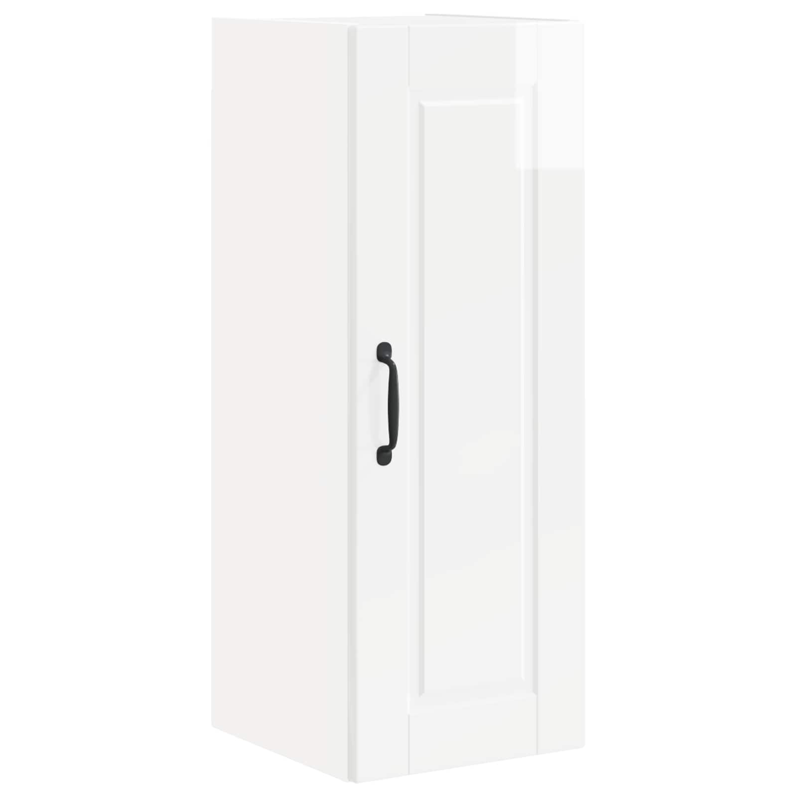 Ormar za Zid 2 pcs Visoki sjaj bijela 30 x 31 x 80 cm