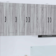 Ormar za Zid Siva Sonoma 30 x 31 x 80 cm Konstruirano drvo