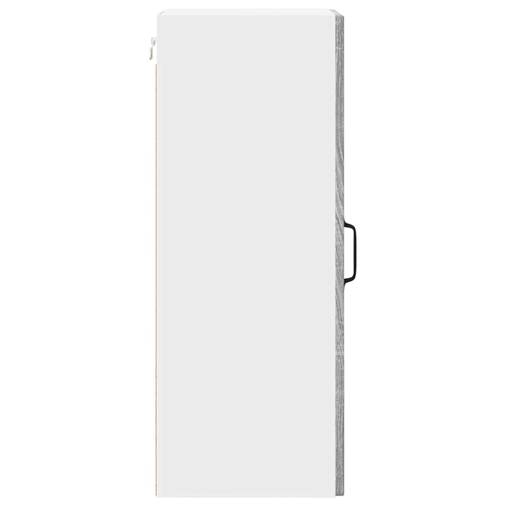 Ormar za Zid Siva Sonoma 30 x 31 x 80 cm Konstruirano drvo