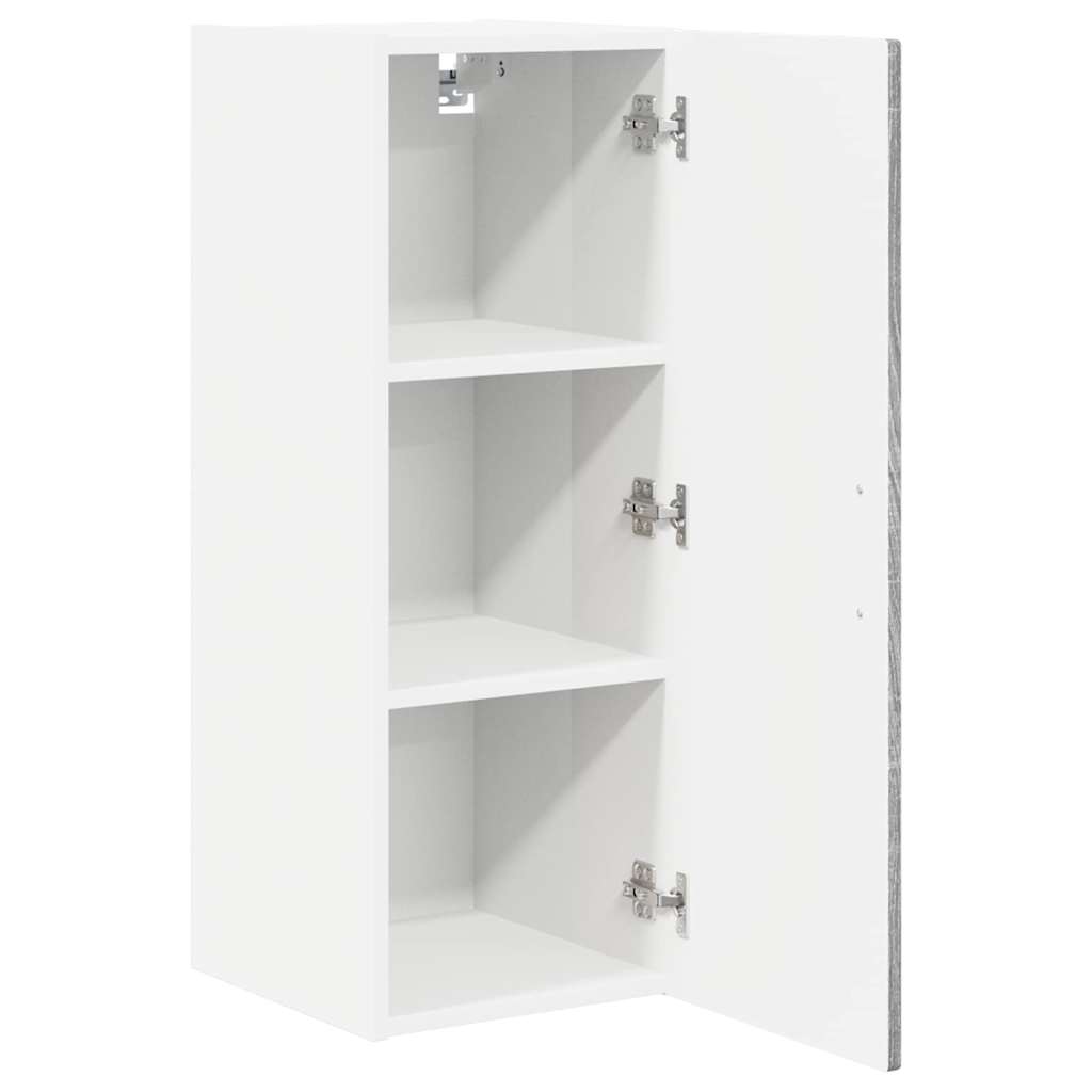 Ormar za Zid 2 pcs Siva Sonoma 30 x 31 x 80 cm