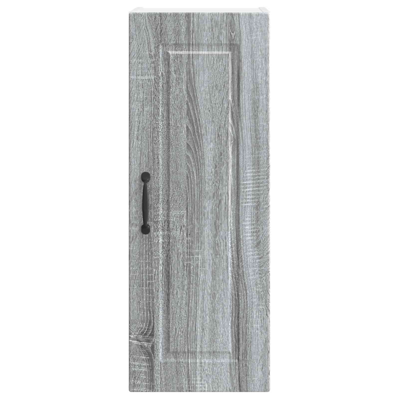 Ormar za Zid 2 pcs Siva Sonoma 30 x 31 x 80 cm
