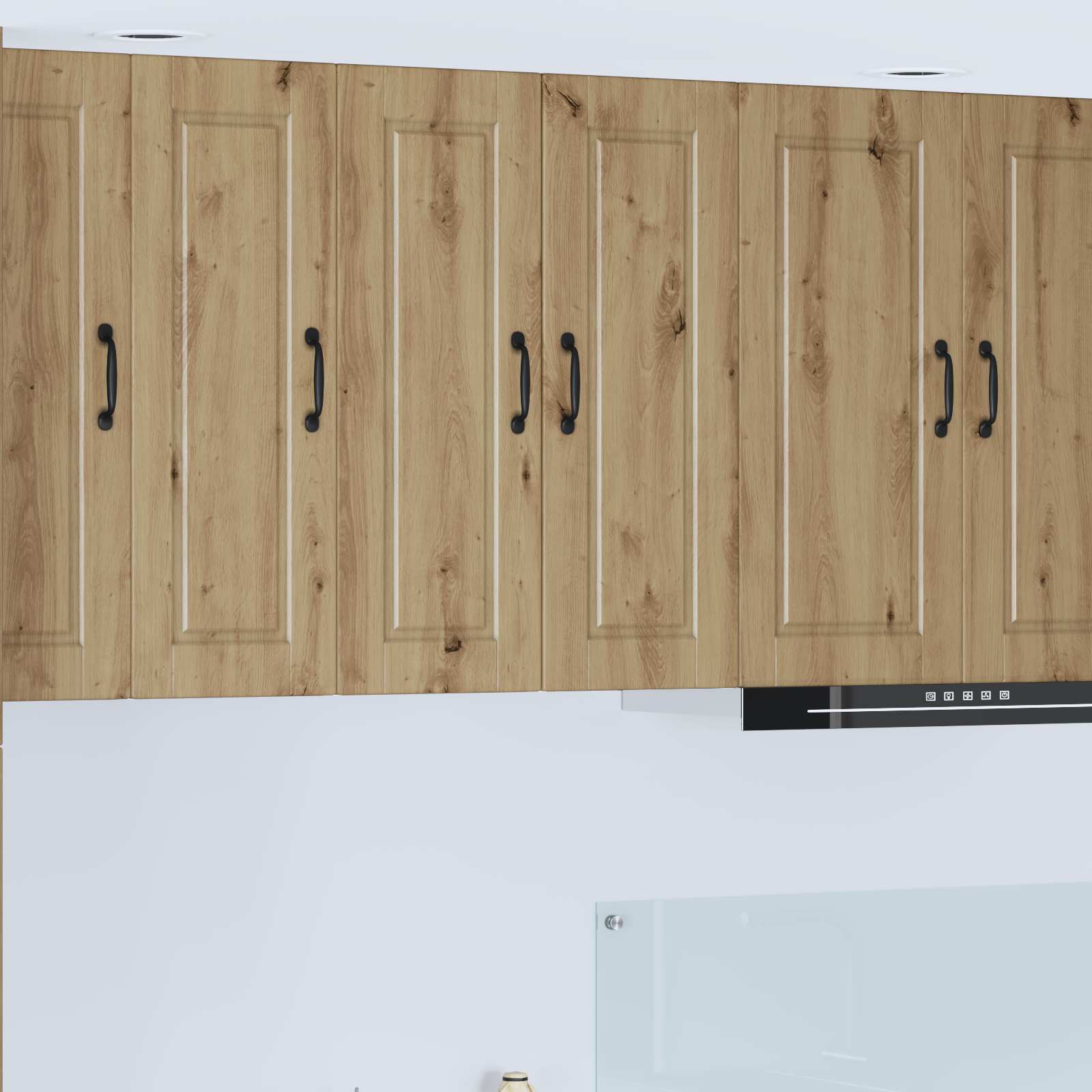 Ormar za Zid 2 pcs Umjetnički hrast 30 x 31 x 80 cm