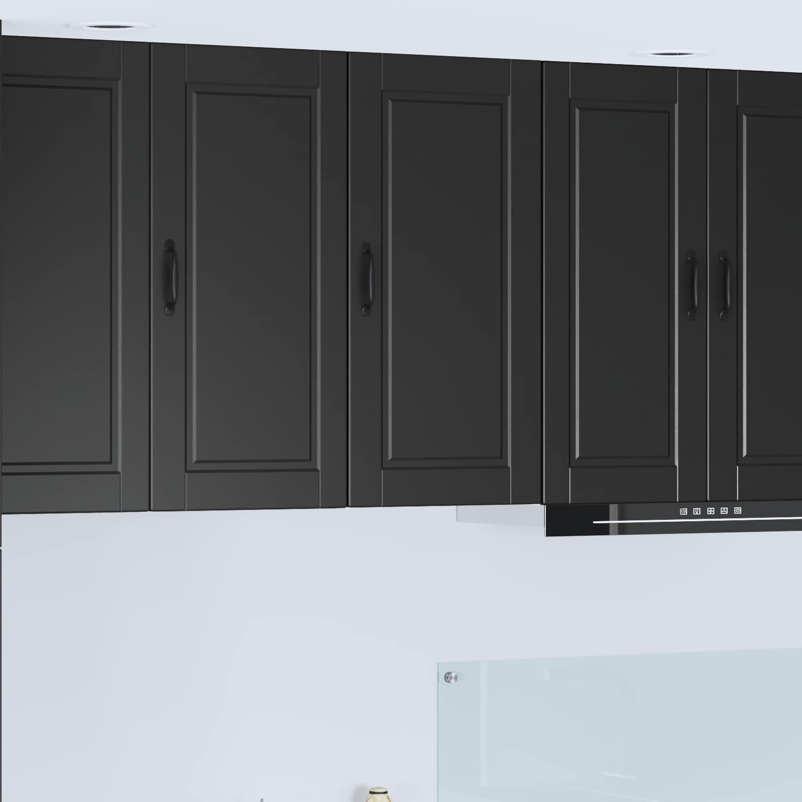Ormar za Zid Crna 40 x 31 x 80 cm Konstruirano drvo