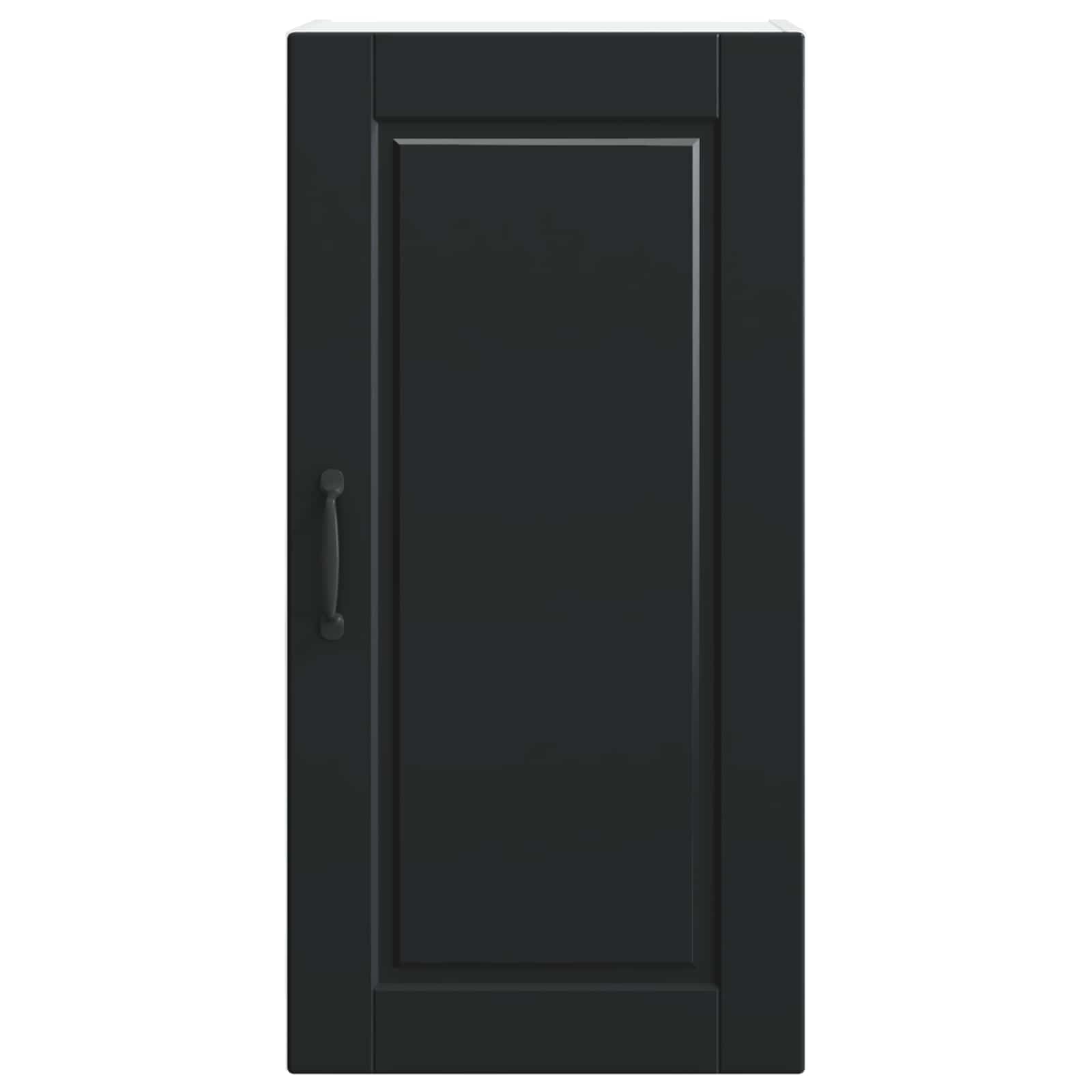 Ormar za Zid Crna 40 x 31 x 80 cm Konstruirano drvo