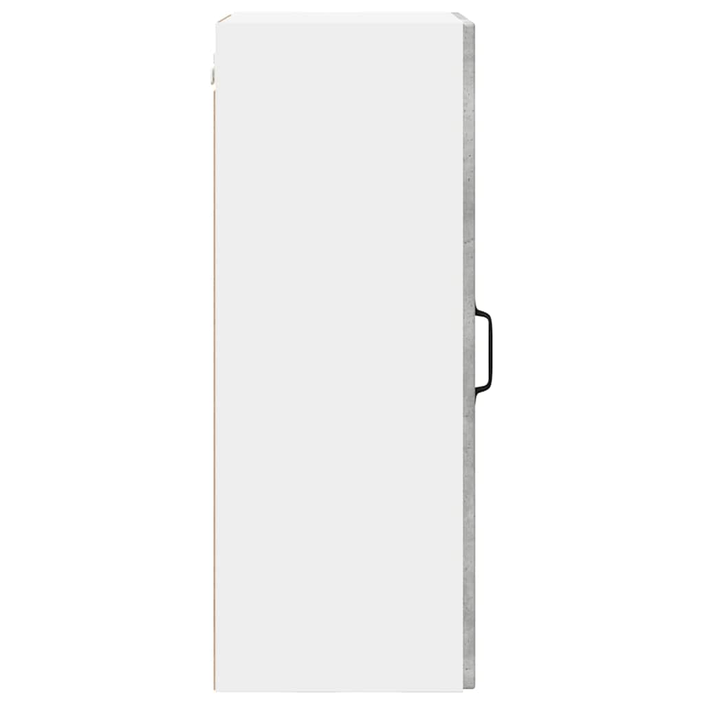 Ormar za Zid Betonski sivi 40 x 31 x 80 cm Konstruirano drvo
