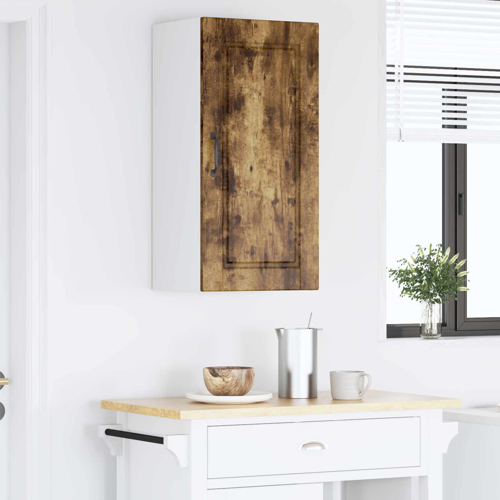 Ormar za Zid Dimljeni hrast 40 x 31 x 80 cm Konstruirano drvo