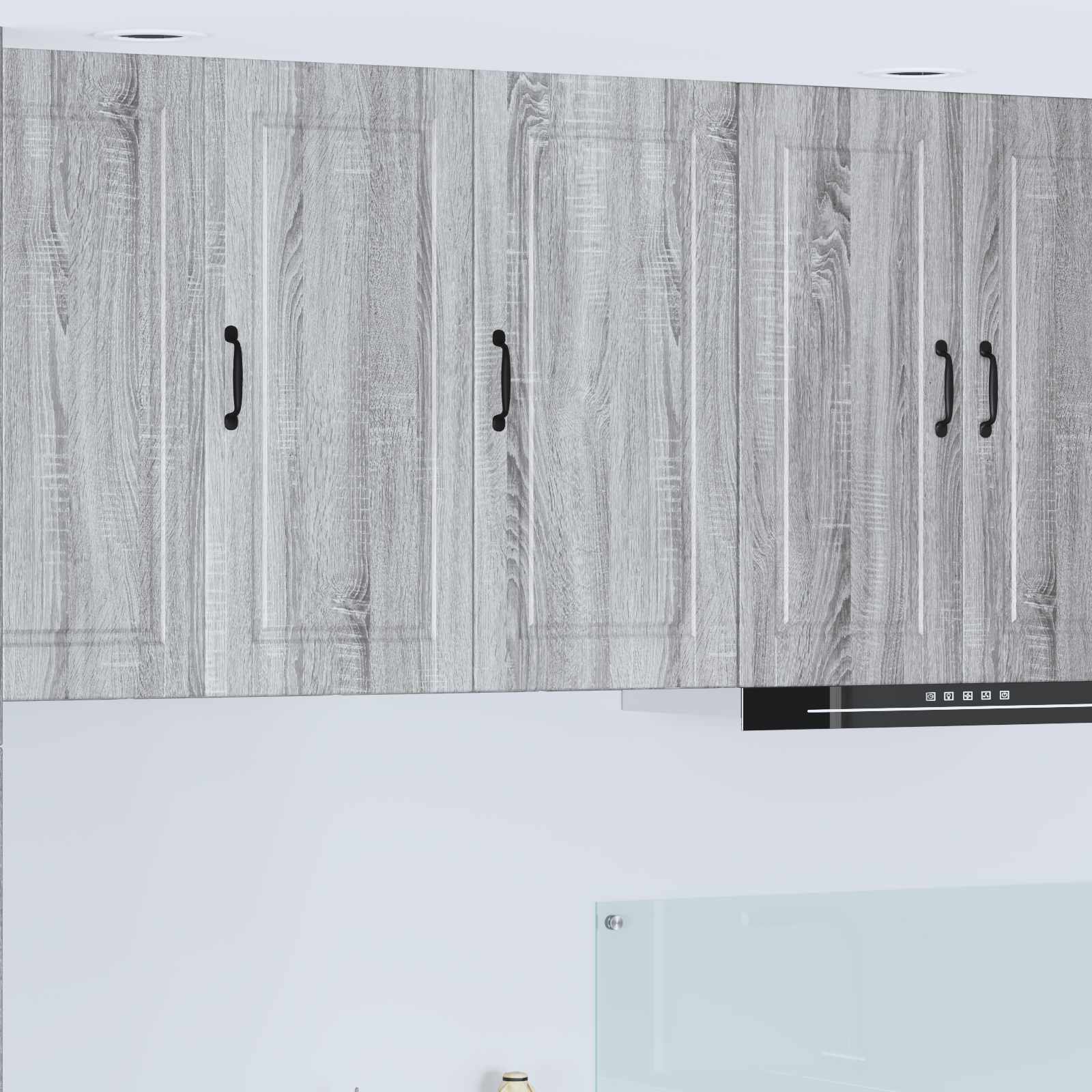 Ormar za Zid Siva Sonoma 40 x 31 x 80 cm Konstruirano drvo