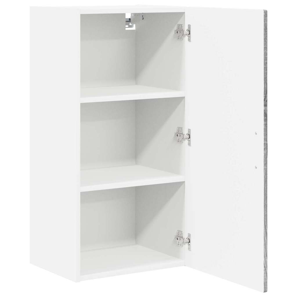 Ormar za Zid Siva Sonoma 40 x 31 x 80 cm Konstruirano drvo