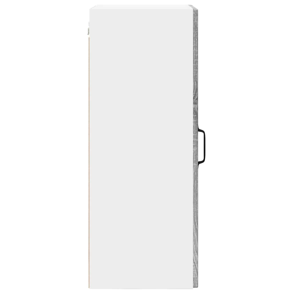 Ormar za Zid Siva Sonoma 40 x 31 x 80 cm Konstruirano drvo