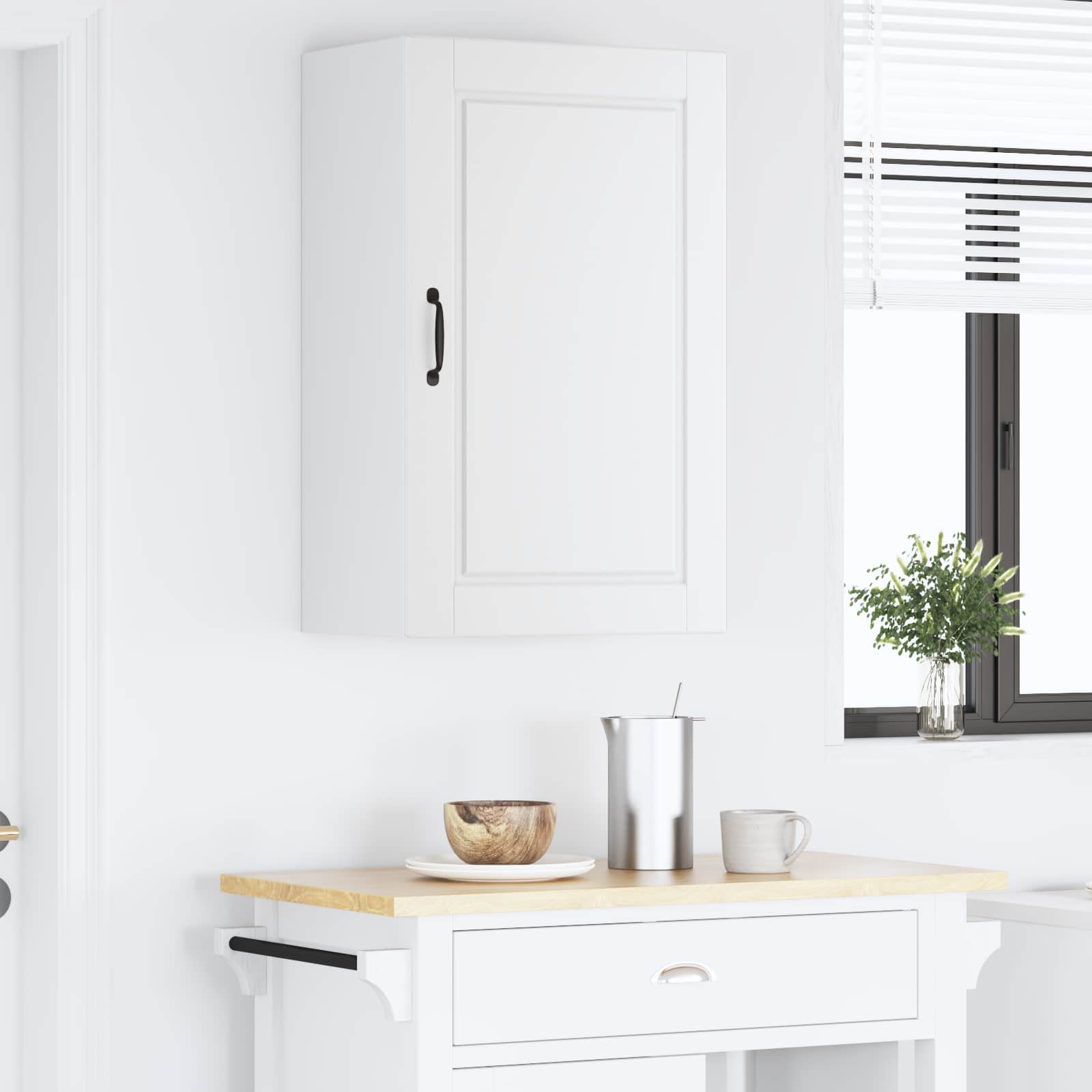 Ormar za Zid Bijelo 50 x 31 x 80 cm Konstruirano drvo