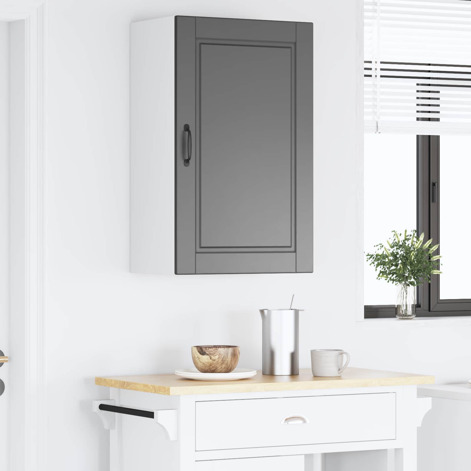 Ormar za Zid Crna 50 x 31 x 80 cm Konstruirano drvo